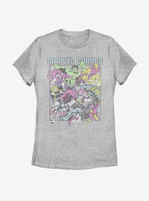 Marvel Avengers Comic Heroes Womens T-Shirt