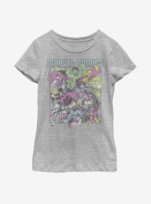 Marvel Avengers Comic Heroes Youth Girls T-Shirt