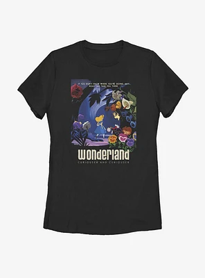 Disney Alice Wonderland Curiouser Womens T-Shirt