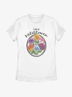 Disney Alice Wonderland Wildflower Womens T-Shirt
