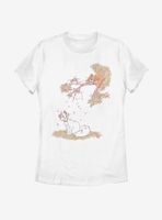 Disney The Aristocats Raining Petals Womens T-Shirt