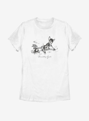 Disney Bambi Friendship Womens T-Shirt