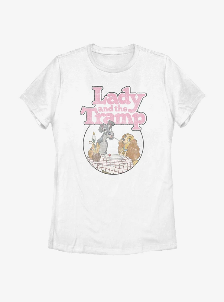 Disney Lady And The Tramp Icons Womens T-Shirt
