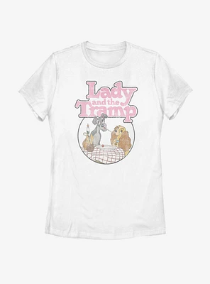 Disney Lady And The Tramp Icons Womens T-Shirt