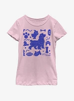 Disney Lady And The Tramp Icons Youth Girls T-Shirt