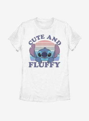 Disney Lilo And Stitch Cute Fluffy Womens T-Shirt