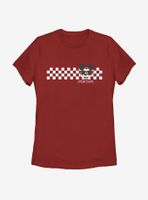 Disney Mickey Mouse Checkers Womens T-Shirt