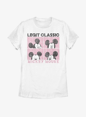 Disney Mickey Mouse Faces Womens T-Shirt