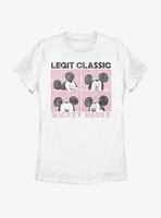Disney Mickey Mouse Faces Womens T-Shirt