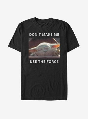 Star Wars The Mandalorian Child Force Meme T-Shirt