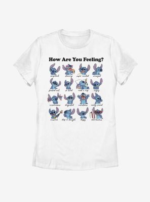 Disney Lilo And Stitch Moods Womens T-Shirt