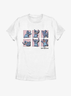 Disney Lilo And Stitch Poses Womens T-Shirt