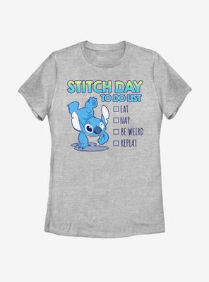 Disney Lilo And Stitch To Do Womens T-Shirt