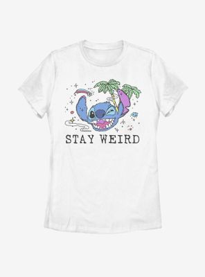 Disney Lilo And Stitch Stay Weird Womens T-Shirt