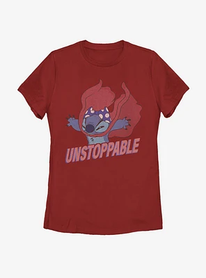 Disney Lilo And Stitch Unstoppable Womens T-Shirt