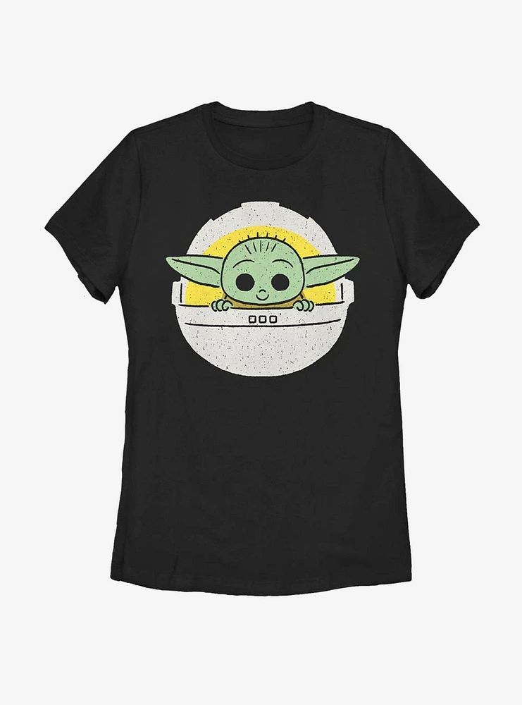 Star Wars The Mandalorian Child Pod Womens T-Shirt