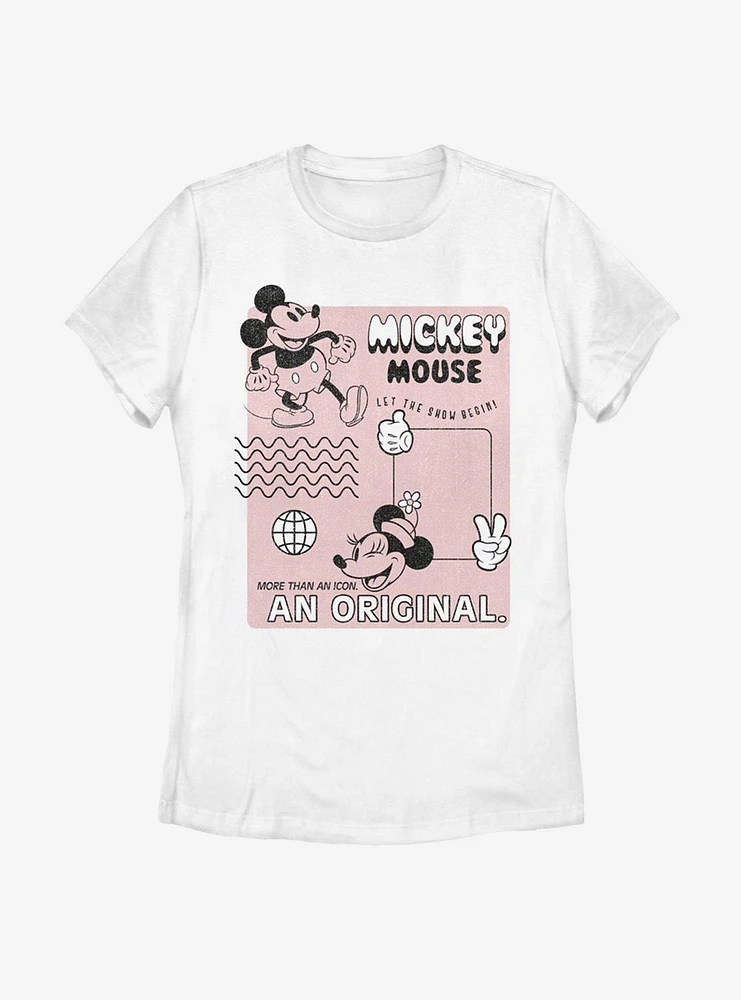 Disney Mickey Mouse Orginal Womens T-Shirt