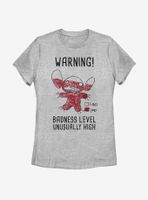 Disney Lilo And Stitch Badness Level Womens T-Shirt