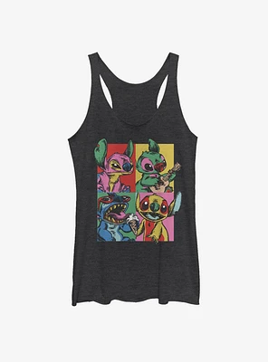 Disney Lilo And Stitch Pop Art Womens Tank Top
