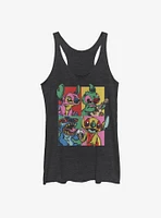 Disney Lilo And Stitch Pop Art Womens Tank Top