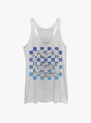 Disney Lilo And Stitch Group Womens Tank Top