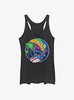 Disney Lilo And Stitch Retro Rainbow Womens Tank Top