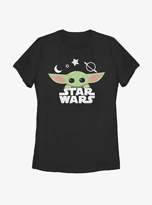 Star Wars The Mandalorian Child Stars Womens T-Shirt