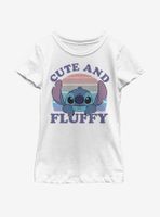 Disney Lilo And Stitch Cute Fluffy Youth Girls T-Shirt
