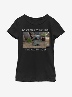 Star Wars The Mandalorian Child Need Soup Youth Girls T-Shirt