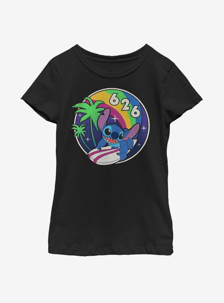 Disney Lilo And Stitch 626 Surf Youth Girls T-Shirt