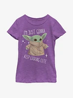 Star Wars The Mandalorian Child Still Cute Youth Girls T-Shirt