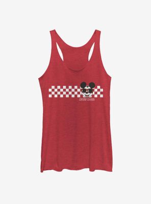 Disney Mickey Mouse Checkers Womens Tank Top