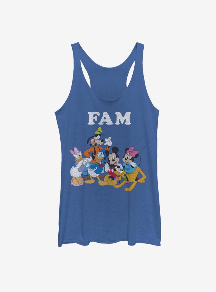 Disney Mickey Mouse Fam Womens Tank Top