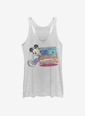 Disney Mickey Mouse Tapes Womens Tank Top