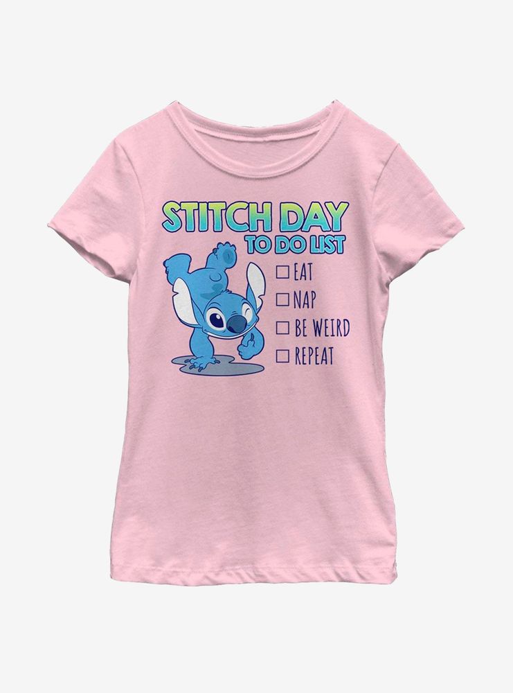 Disney Lilo And Stitch To Do Youth Girls T-Shirt
