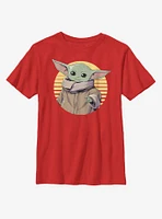 Star Wars The Mandalorian Child Circle Illustration Youth T-Shirt