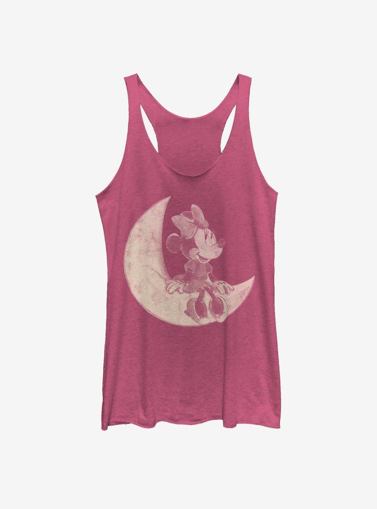 Boxlunch Disney Mickey Mouse Minnie On The Moon Womens Tank Top