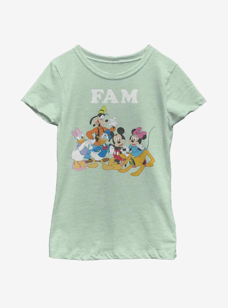 Disney Mickey Mouse Fam Youth Girls T-Shirt