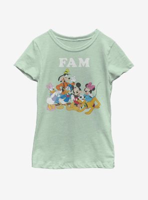 Disney Mickey Mouse Fam Youth Girls T-Shirt