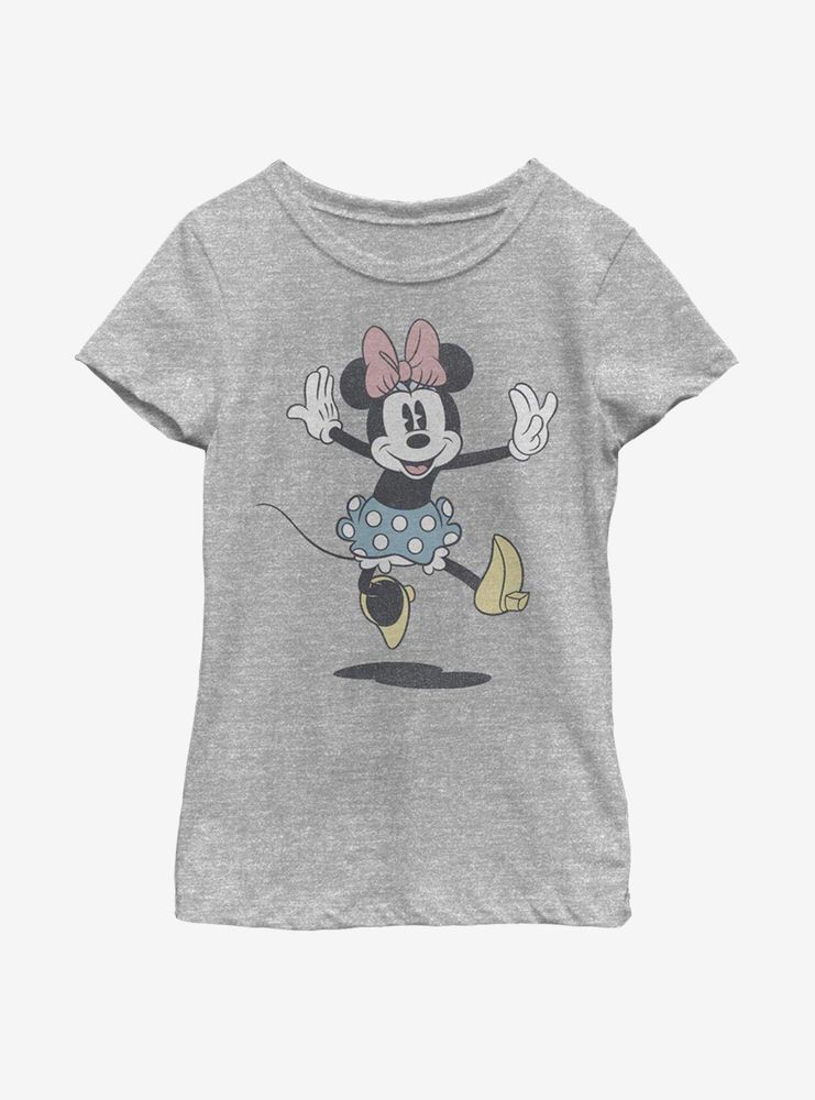 Disney Mickey Mouse Minnie Jump Youth Girls T-Shirt