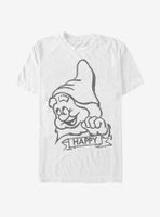 Disney Snow White And The Seven Dwarfs Happy T-Shirt