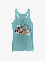 Disney Mickey Mouse Group Womens Tank Top