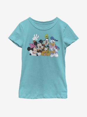 Disney Mickey Mouse Group Youth Girls T-Shirt