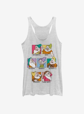 Disney Snow White And The Seven Dwarfs Box Up Womens Tank Top