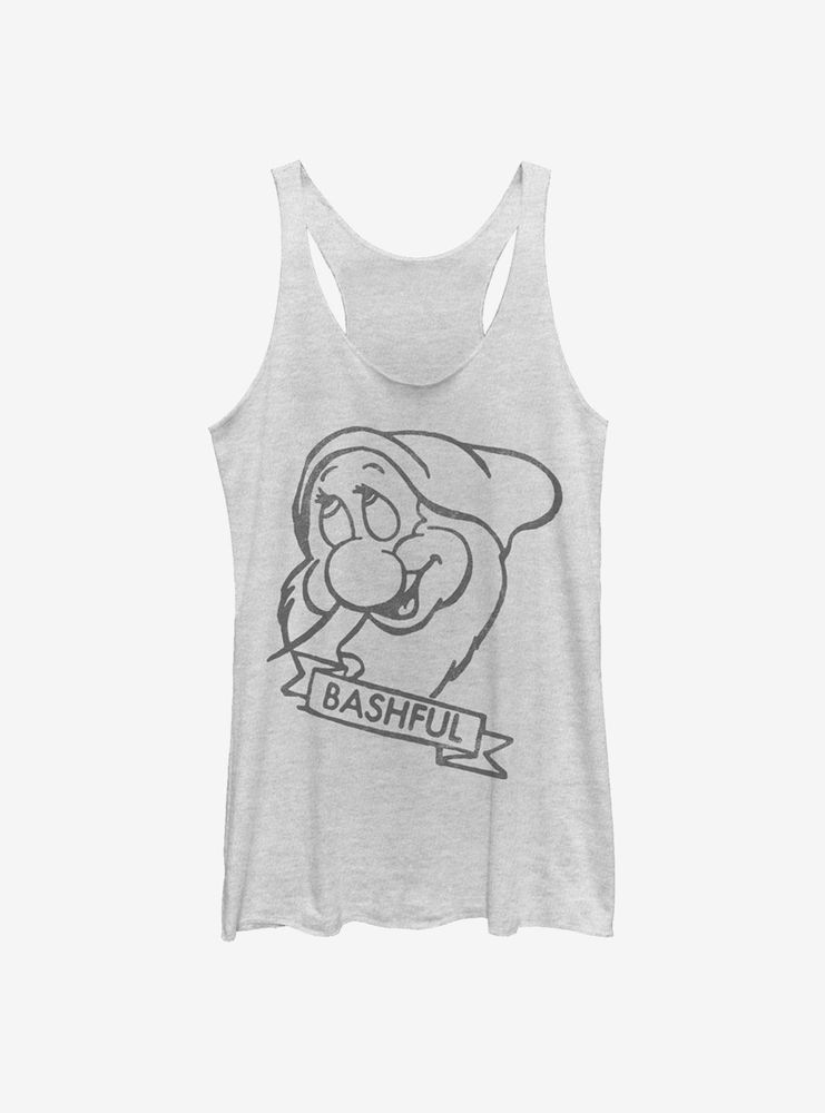 Disney Snow White And The Seven Dwarfs Bashful Womens Tank Top