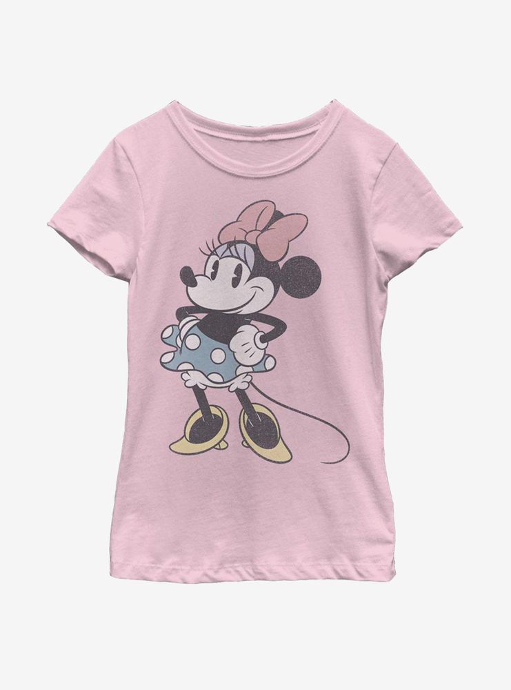 Disney Mickey Mouse Minnie Stand Youth Girls T-Shirt