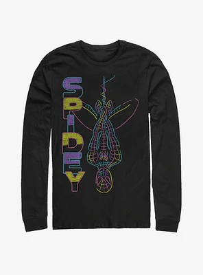 Marvel Spider-Man Spidey Vibes Long-Sleeve T-Shirt