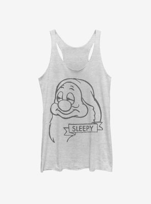 Disney Snow White And The Seven Dwarfs Sleepy Womens Tank Top