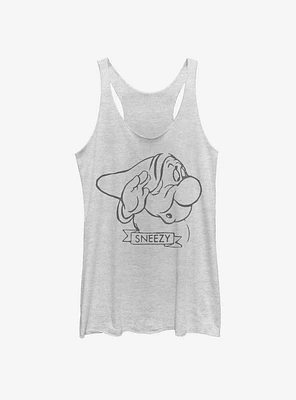 Disney Snow White And The Seven Dwarfs Sneezy Womens Tank Top