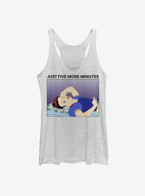 Disney Snow White And The Seven Dwarfs Five More Minutes Womens Tank Top